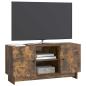 Preview: TV-Schränk 102 x 34,5 x 50 cm Geräucherte Eiche Holzwerkstoff