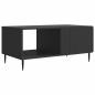 Preview: Couchtisch Schwarz 90 x 50 x 40 cm Holzwerkstoff