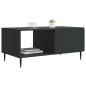 Preview: Couchtisch Schwarz 90 x 50 x 40 cm Holzwerkstoff