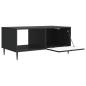Preview: Couchtisch Schwarz 90 x 50 x 40 cm Holzwerkstoff