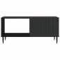 Preview: Couchtisch Schwarz 90 x 50 x 40 cm Holzwerkstoff