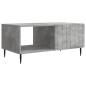 Preview: Couchtisch Betongrau 90 x 50 x 40 cm Holzwerkstoff