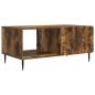 Preview: Couchtisch Geräucherte Eiche 90 x 50 x 40 cm Holzwerkstoff