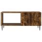 Preview: Couchtisch Geräucherte Eiche 90 x 50 x 40 cm Holzwerkstoff