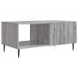Preview: Couchtisch Grau Sonoma 90 x 50 x 40 cm Holzwerkstoff