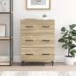 Preview: Schubladenschrank 66 x 34,5 x 89,5 cm Holzwerkstoff
