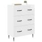 Preview: Schubladenschrank 66 x 34,5 x 89,5 cm Holzwerkstoff