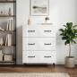 Preview: Schubladenschrank 66 x 34,5 x 89,5 cm Holzwerkstoff