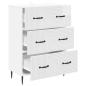 Preview: Schubladenschrank 66 x 34,5 x 89,5 cm Holzwerkstoff