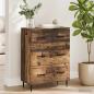 Preview: Schubladenschrank 66 x 34,5 x 89,5 cm Holzwerkstoff Altholz