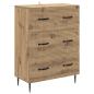 Preview: Schubladenschrank 66 x 34,5 x 89,5 cm Holzwerkstoff