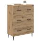 Preview: Schubladenschrank 66 x 34,5 x 89,5 cm Holzwerkstoff