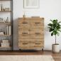 Preview: Schubladenschrank 66 x 34,5 x 89,5 cm Holzwerkstoff