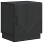 Preview: Nachttisch 2 stk. Schwarz 43 x 34,5 x 47 cm Holzwerkstoff