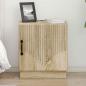 Preview: ARDEBO.de - Nachttisch 2 stk. Sonoma-Eiche 43 x 34,5 x 47 cm Holzwerkstoff