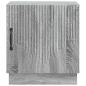 Preview: Nachttisch Grau Sonoma 43 x 34,5 x 47 cm Holzwerkstoff