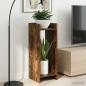Preview: Pflanzenständer Räuchereiche 30 x 30 x 80 cm Holzwerkstoff
