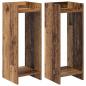 Preview: Pflanzenständer 2 Stk. Altholz 30 x 30 x 80 cm Holzwerkstoff