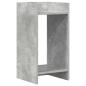 Preview: Pflanzenständer 2 Stk. Betongrau 30 x 30 x 60 cm Holzwerkstoff