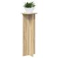 Preview: Pflanzenständer 2 Stk. Sonoma-Eiche Ø40 x 100 cm Holzwerkstoff