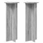 Preview: Pflanzenständer 2 Stk. Sonoma-Grau Ø40 x 100 cm Holzwerkstoff
