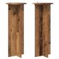 Preview: Pflanzenständer 2 Stk. Altholz Ø40 x 100 cm Holzwerkstoff