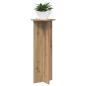 Preview: Pflanzenständer 2 Stk. Artisan-Eiche Ø40 x 100 cm Holzwerkstoff