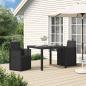 Preview: ARDEBO.de - Garten Essstühle 2-teilig Anthrazit 53 x 47 x 88,5 cm PP