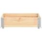 Preview: Hochbeet 60x80 cm Kiefer Massivholz
