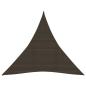 Preview: Sonnensegel 160 g/m² Braun 3x3x3 m HDPE