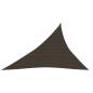 Preview: Sonnensegel 160 g/m² Braun 4x5x6,8 m HDPE