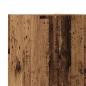 Preview: TV-Schränk mit LED-Lichtleisten 4 pcs Altholz Holzwerkstoff