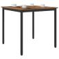 Preview: Esstische 80 x 80 x 75 cm Holzwerkstoff Eichenholz Quadratisch