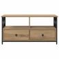 Preview: TV-Schränk 90 x 33 x 45 cm Artisan-Eiche
