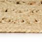 Preview: Teppich Handgefertigt Geflochten Jute 150 cm