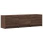 Preview: Fernsehschrank mit LED 140 x 34 x 40 cm Braun Eichen-Optik
