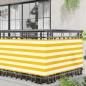 Preview: Balkonsichtschutz 75 x 200 cm Oxford-Stoff Rechteckig