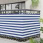 Preview: Balkonsichtschutz 110 x 700 cm Oxford-Stoff Rechteckig