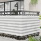 Preview: Balkonsichtschutz 100 x 600 cm Oxford-Stoff Rechteckig