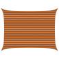 Preview: Sonnensegel Orange und Braun 4 x 3 m 100 % Polyester Oxford
