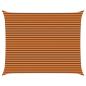 Preview: Sonnensegel Orange und Braun 5 x 4 m 100 % Polyester Oxford
