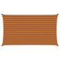 Preview: Sonnensegel Orange und Braun 7 x 4 m 100 % Polyester Oxford