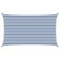 Preview: Sonnensegel Blau und Weiß 3 x 5 m 100 % Polyester Oxford