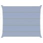 Preview: Sonnensegel Blau und Weiß 5 x 4 m 100 % Polyester Oxford