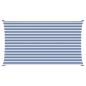 Preview: Sonnensegel Blau und Weiß 7 x 4 m 100 % Polyester Oxford