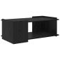 Preview: Couchtisch Schwarz Eichen-Optik 90 x 50 x 33 cm Holzwerkstoff