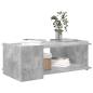Preview: Couchtisch Betongrau 90 x 50 x 33 cm Holzwerkstoff