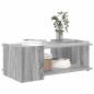 Preview: Couchtisch Sonoma-Grau 90 x 50 x 33 cm Holzwerkstoff