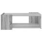 Preview: Couchtisch Sonoma-Grau 90 x 50 x 33 cm Holzwerkstoff