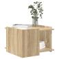 Preview: Couchtisch Sonoma-Eiche 50,5 x 50 x 33 cm Holzwerkstoff